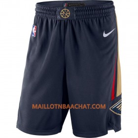 New Orleans Pelicans Homme Shorts Navy 2018-19 Nike Swingman